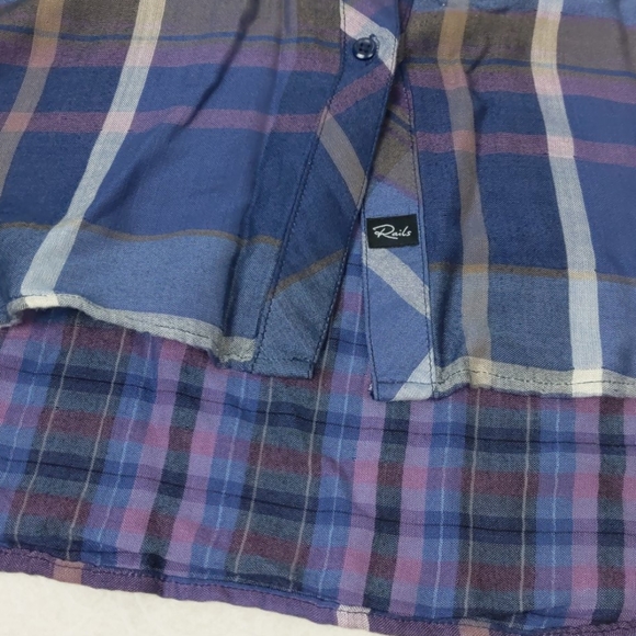 Rails Kendra Shirt in Rare Blue & Purple Colorway - Picture 6 of 8